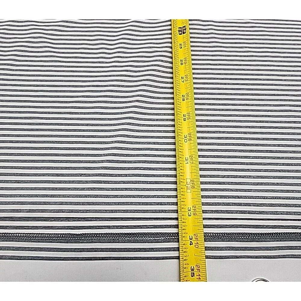 RLX Ralph Lauren Polo Golf Shirt Gray White Stripe Men Size XL Stretch